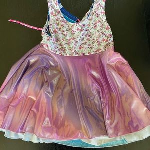 2T twirly girl reversible dress